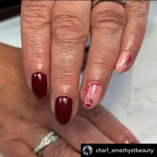 Posted @withregram • @charl_amethystbeauty AUTUMN VINES🍇💟🍂

There is very limited availability for the end of November and my December diary is practically full! If you still require an appointment please get in touch asap so I can make sure I get you in🫶🏼

To book please- 
message/call 07976893959 📲
Or DM me on here📳
Alternatively email Charlotteboyes98@googlemail.com 📧

Please allow up to 24 hours for all responses💜

#nailtech #nailart #nailsnailsnails #autumnnails #handdrawnnailart #vines #beautician #appointmentsavailable #teesidebeauty #greatayton